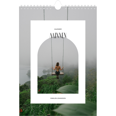 Fotokalender A4 Enkel (20 x 30 cm) — Det öppna valvet [omslag]
