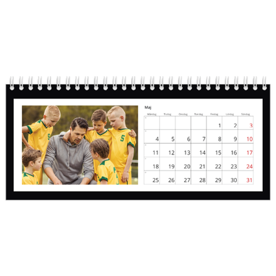 Skrivbordskalendrar — Svart bakgrund [omslag]