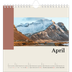 Årskalender kvadratisk — Världens sevärdheter [April]