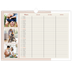 A3 Fotokalender — Familjekalender i naturfärger - Familj på 3 [Mars]