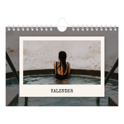 Fotokalender A5 Enkel — Porträttredigeringen [omslag]
