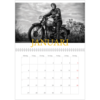 Fotokalender A3 Klassisk — Historisk stil