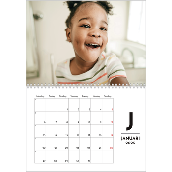 Fotokalender A3 Klassisk — Bokstav i fokus
