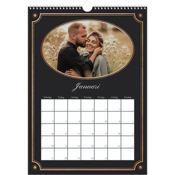 Fotokalender A3 Enkel — Klassisk vintage