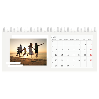 Skrivbordskalendrar — Pastell färger [April]