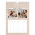 Fotokalender A4 Enkel (20 x 30 cm) — Scrapbook kalender [Mars]