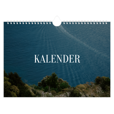 Fotokalender A4 Enkel — Oändlig flykt [omslag]