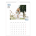 Fotokalender A4 Enkel (20 x 30 cm) — Dubblett text [omslag]