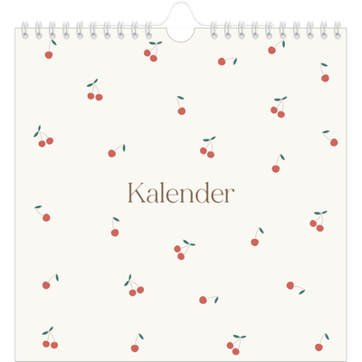 Årskalender kvadratisk — Körsbärslycka [omslag]
