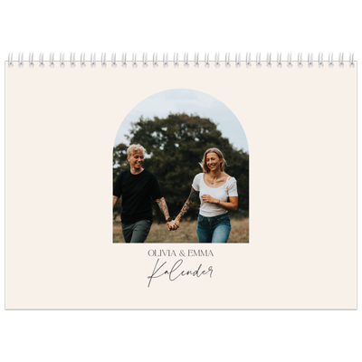 Fotokalender A3 Klassisk (30 x 40 cm) — Minnen i valv [omslag]