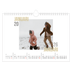Fotokalender A4 Enkel — Dubblett text [Januari]
