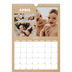 Fotokalender A4 Enkel (20 x 30 cm) — Magasinstil [April]