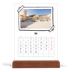 Skrivbordskalender med träställ - Stående — Albumögonblick [April]