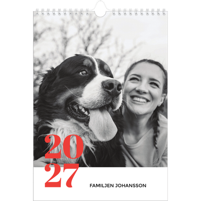 Fotokalender A4 Enkel (20 x 30 cm) — Storslaget år [omslag]
