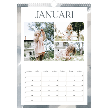 Fotokalender A3 Enkel — Borsteffekt