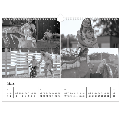 Fotokalender A3 Enkel — Bilder i fokus [Mars]