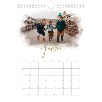 Fotokalender A4 Enkel — Fotoeffekter