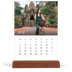 Skrivbordskalender med träställ - Stående — Enkel serif-teckensnitt [omslag]