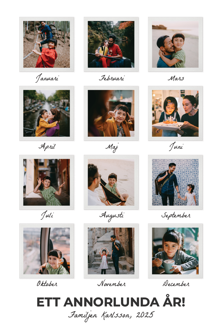 Fotokort — Ett år i bilder