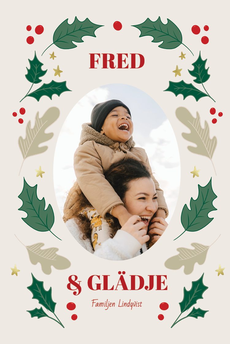 Fotokort — Julväxter