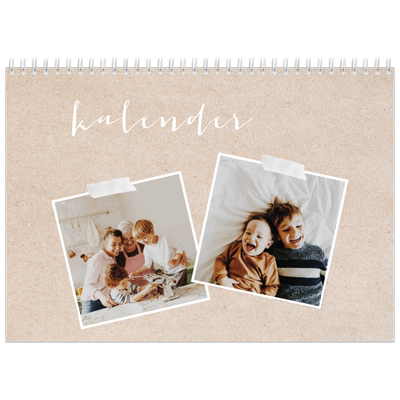 Fotokalender A3 Klassisk (30 x 40 cm) — Scrapbook kalender [omslag]
