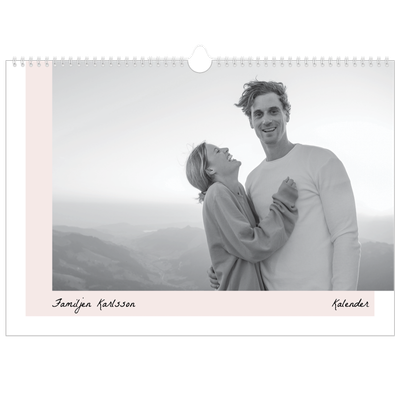 Fotokalender A3 Enkel — Färgglada ramar [omslag]