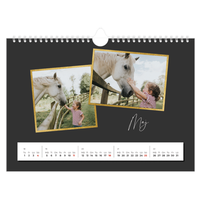 Fotokalender A4 Enkel — Goda minnen [omslag]