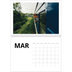 Fotokalender A3 Klassisk (30 x 40 cm) — Vit kalender [Mars]