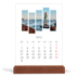 Skrivbordskalender med träställ - Stående — Resemosaiker [omslag]