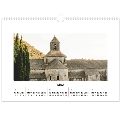 Fotokalender A3 Enkel — Enkel bild [omslag]