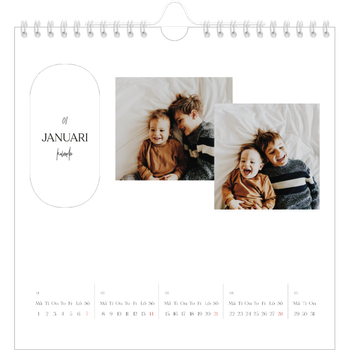 Fotokalender Kvadratisk — Planeraren