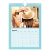 Fotokalender A5 Enkel — Skarpa färger [Januari]
