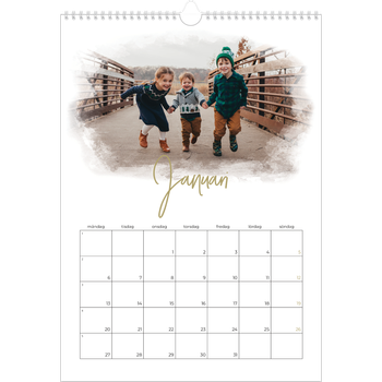 Fotokalender A3 Enkel — Fotoeffekter