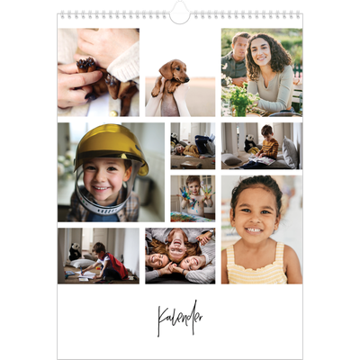 A3 Årskalender — Bild collage [omslag]