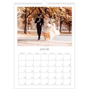Fotokalender A3 Enkel — Koboltklassiker