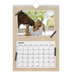 Fotokalender A5 Enkel — Naturmaterial och tejp [Januari]