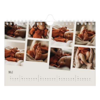 Fotokalender A5 Enkel — Dynamiska bilder [omslag]