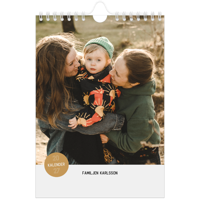 Fotokalender A5 Enkel — Fotoklistermärke [omslag]