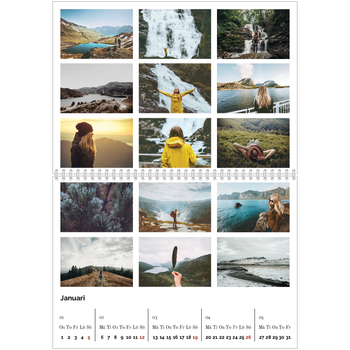 Fotokalender A3 Klassisk — Enkelt bildgaller