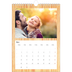 Fotokalender A4 Enkel (20 x 30 cm) — Paneler i trä [Mars]