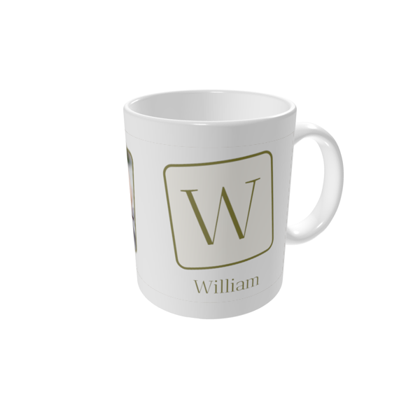 Fotomugg — Kakelinitial