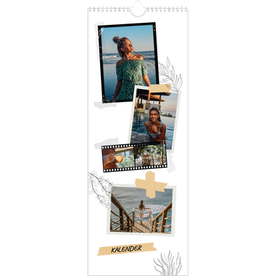 Fotokalender Smal  — Scrapbook stil [omslag]