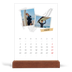 Skrivbordskalender med träställ - Stående — Scrapbook stil [Februari]