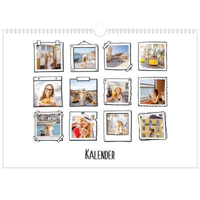 Fotokalender A3 Enkel — Albumögonblick [omslag]