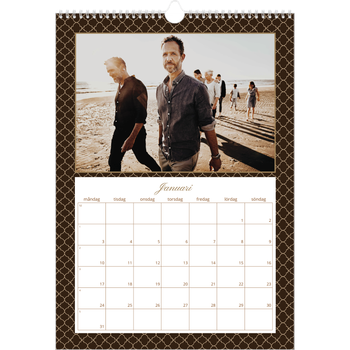 Fotokalender A3 Enkel — Geometriskt mönster