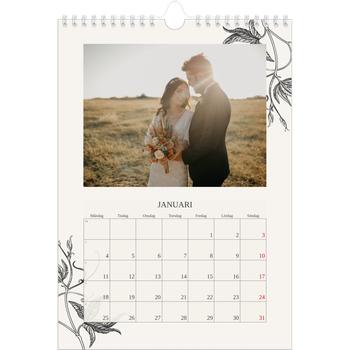 Fotokalender A4 Enkel — Bläck & murgröna