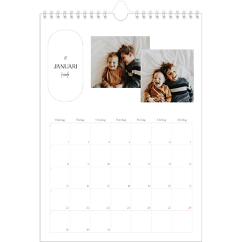 Fotokalender A4 Enkel — Planeraren