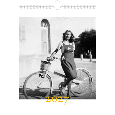 Fotokalender A4 Enkel (20 x 30 cm) — Historisk stil [omslag]