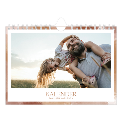 Fotokalender A5 Enkel — Borsteffekt [omslag]