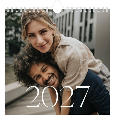 Årskalender kvadratisk — Stora bilder [omslag]